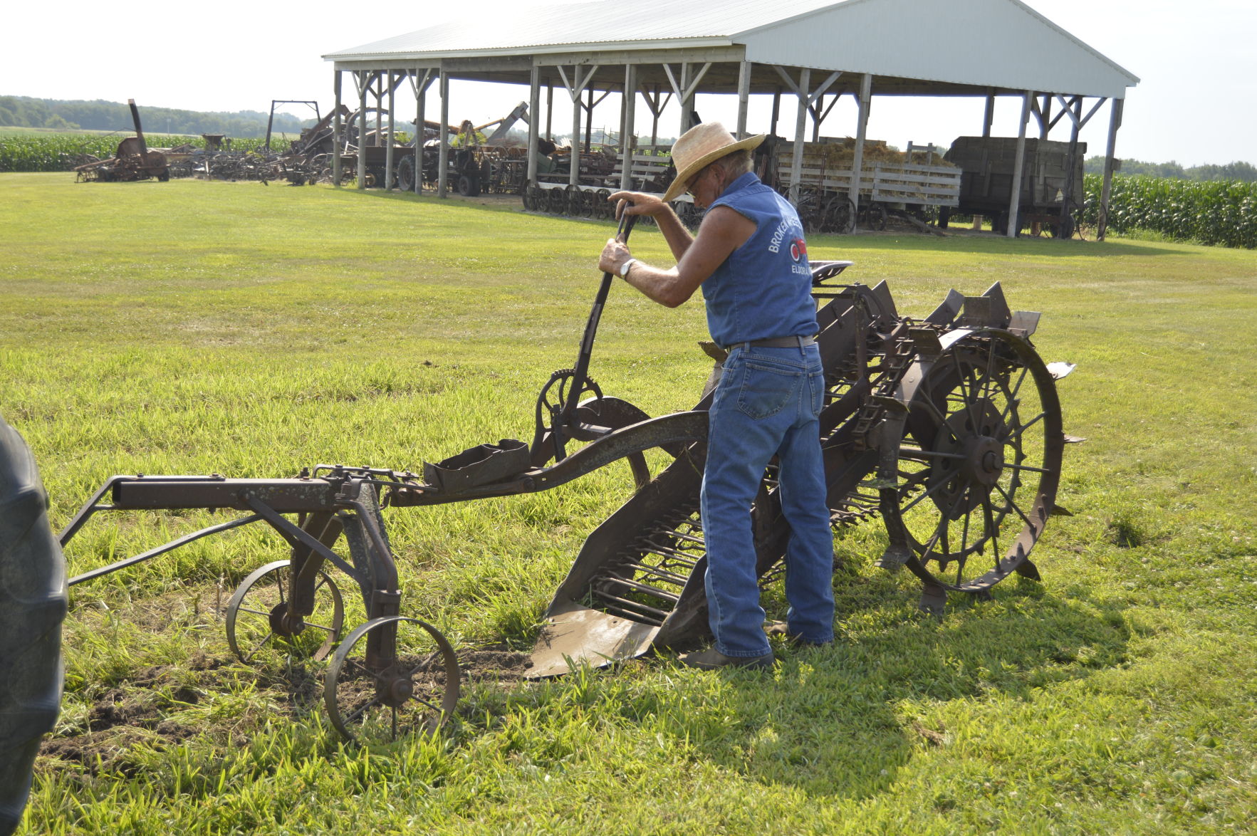 Threshing Day and Motorcycles (2).JPG